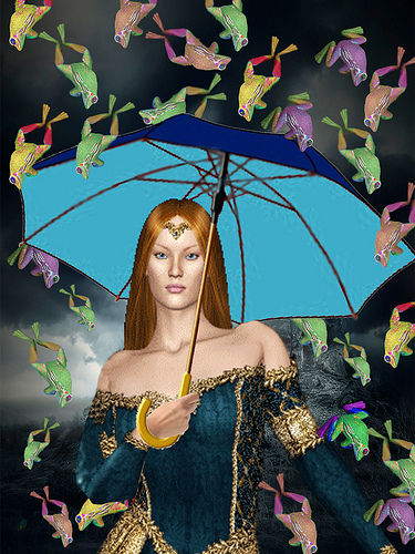 Lady with Umbrella