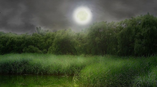 Green moon